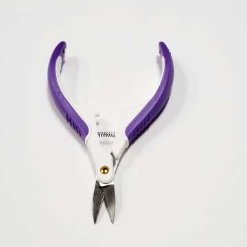 Curved Snippet Scissor (purple)